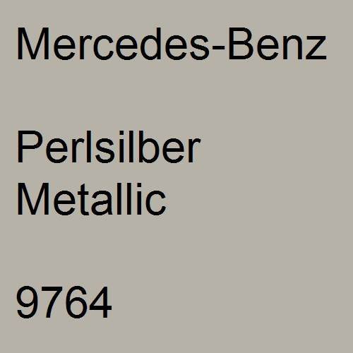 Mercedes-Benz, Perlsilber Metallic, 9764.